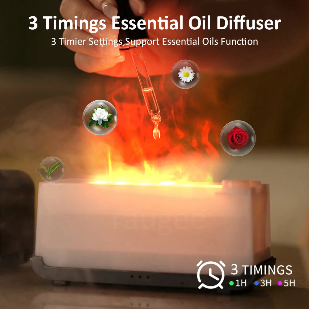 Mini Flame Aroma Diffuser & Humidifier