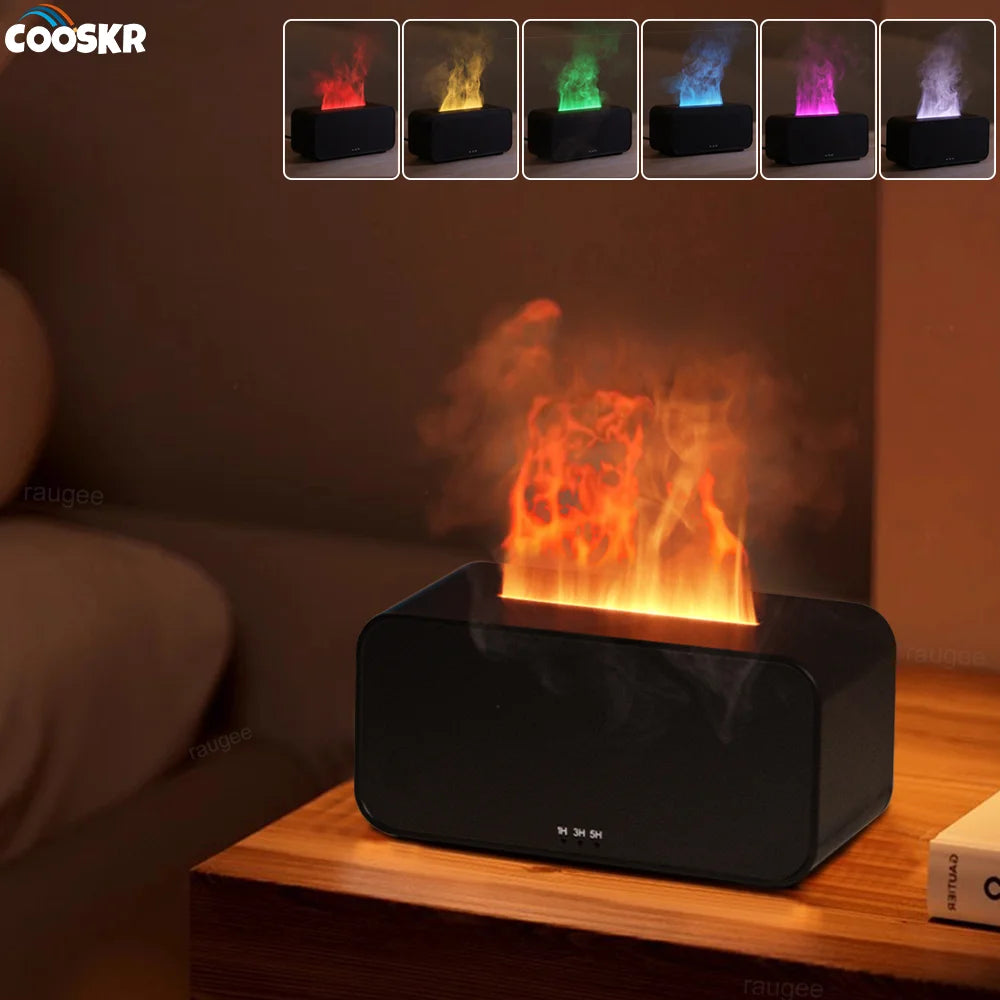 Mini Flame Aroma Diffuser & Humidifier