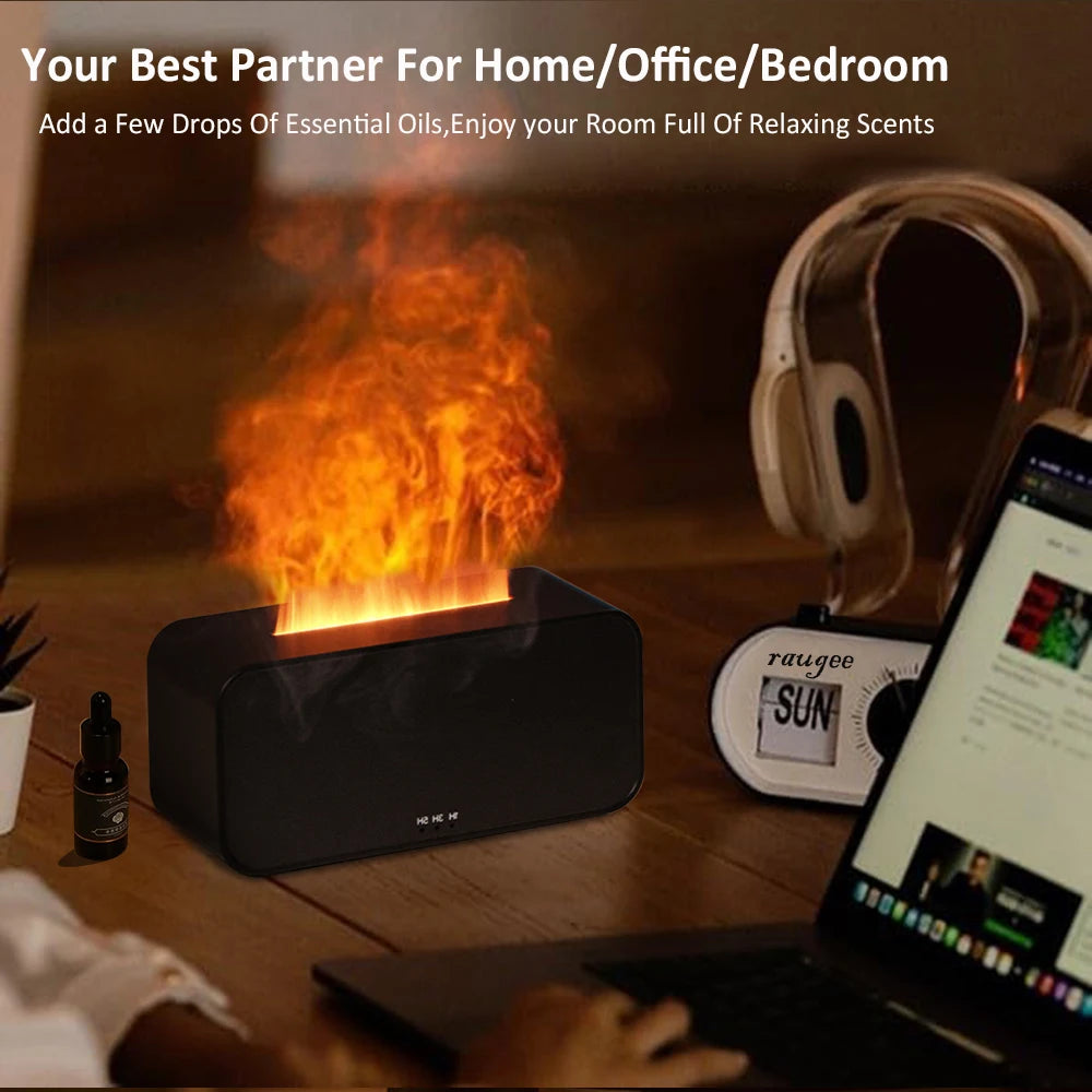 Mini Flame Aroma Diffuser & Humidifier
