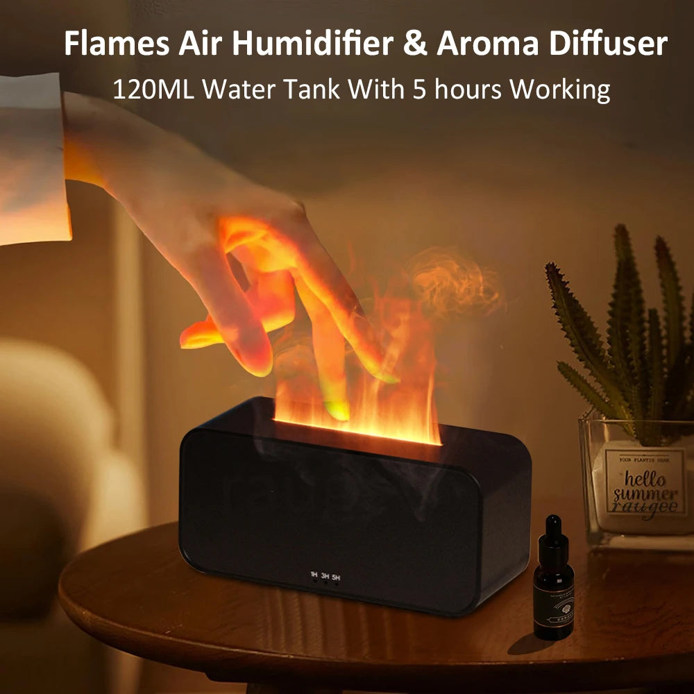 Mini Flame Aroma Diffuser & Humidifier