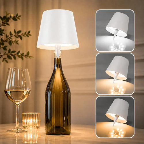 Cordless LED Wine Bottle Lamp